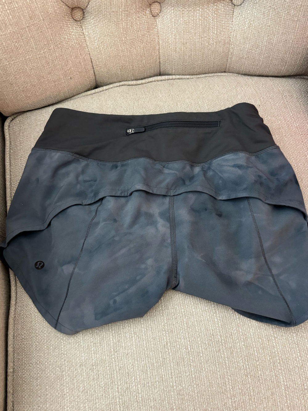 lululemon athletica Black patterned Shorts